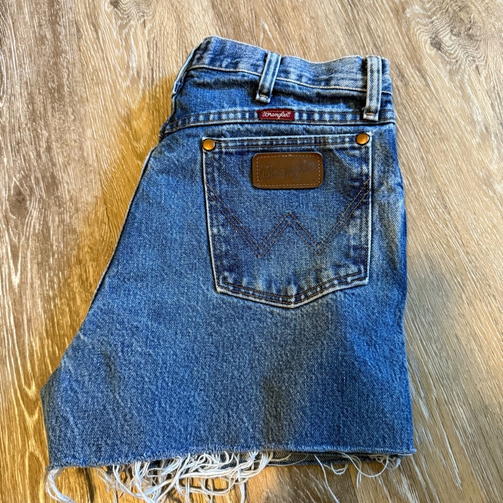 Wrangler Blue Denim Shorts